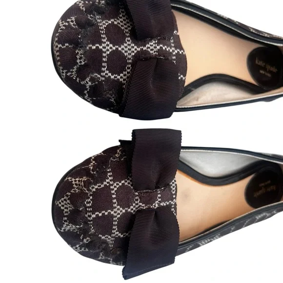 Kate spade Elegant brown Bow Flats - Picture 3 of 11